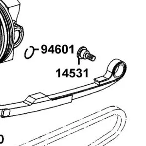 14531-KHE7-900 PIVOT CAM CHAIN TENSIONER — diagram cutout