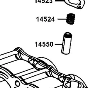 14550-KKE5-E02 CHAIN TENSIONER — diagram cutout