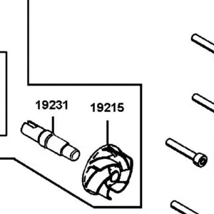 19215-AKB8-EA5 IMPELLER WATER PUMP — diagram cutout