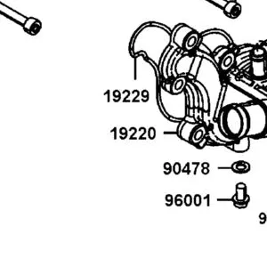 19220-LGC6-E00 COVER COMP WATER PUMP — diagram cutout