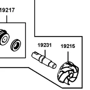 19231-AKB8-EA5 SHAFT WATER PUMP — diagram cutout