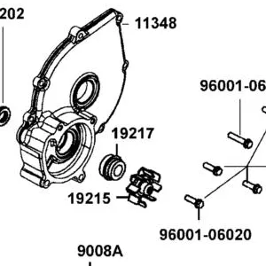 19217-PRB9-E01 SEAL MECHANICAL — diagram cutout
