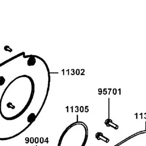 11302-LGC6-E00 PLATE AIR INTAKE — diagram cutout