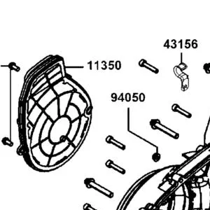 11350-LGC6-E00 ELEMENT COMP CVT COVER — diagram cutout