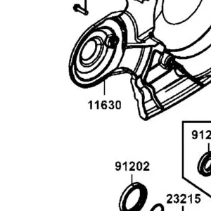 11630-LGC6-E00-N1R COVER COMP.??? R COVER (Black) — diagram cutout