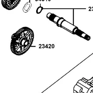 23420-LGC6-E00 SHAFT COMP COUNTER — diagram cutout
