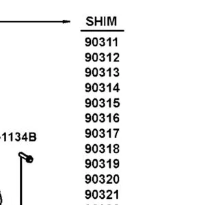 90315-PWB1-900 SHIM DRIVEN BEVEL GEAR E (0.775~0.825) — diagram cutout