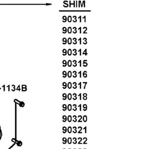 90316-PWB1-900 SHIM DRIVEN BEVEL GEAR F (0.825~0.875) — diagram cutout