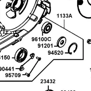 91201-LGC6-E00 OIL SEAL 15X42X7