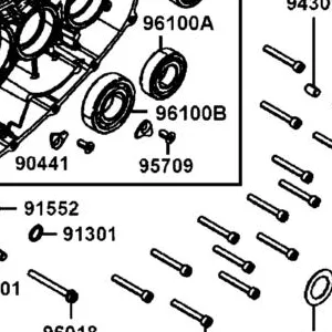 95709-PRA1-E00 SCREW COUNTERSUNK M6*12 — diagram cutout