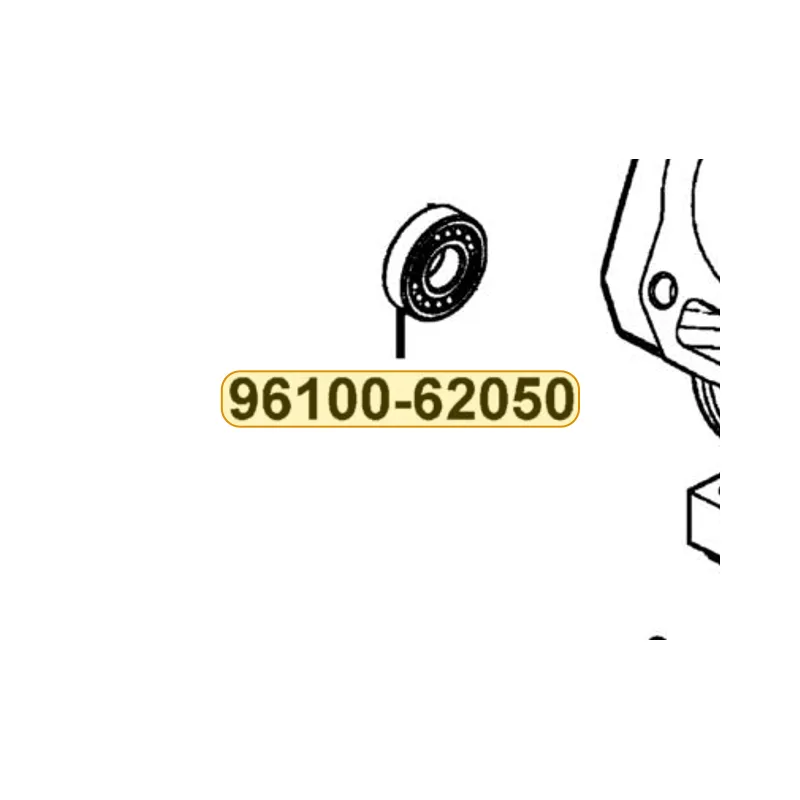 96100-62050-00 BEARING BALL RADIAL 6205 — diagram cutout