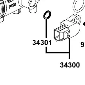 34301-KKE3-900 O-RING T.P.S. — diagram cutout