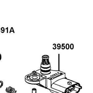 39500-AAC9-900 SENSOR T-MAP — diagram cutout