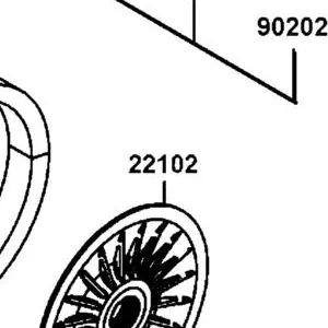 22102-LGC6-E00 FACE DRIVE