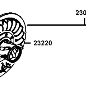 23220-LGC6-E00 FACE COMP. MOVABLE DRIVEN — diagram cutout