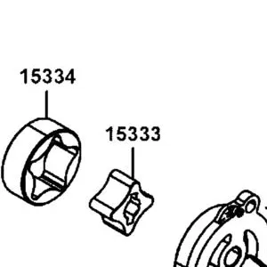 15333-LEH6-E00 ROTOR ENGINE INNER — diagram cutout