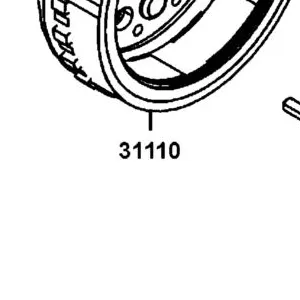 31110-LGC6-E00 FLYWHEEL COMP (D402) — diagram cutout