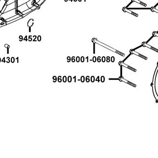 96001-06040-06 BOLT FLANGE SH 6*40 — diagram cutout