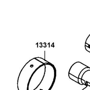 13314-LGC6-E00-A BEARING A CRANK SHAFT/YELLOW — diagram cutout