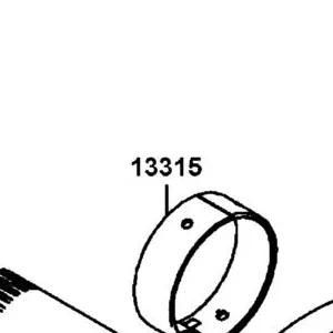13315-LGC6-E00-A BEARING B CRANK SHAFT/ YELLOW — diagram cutout