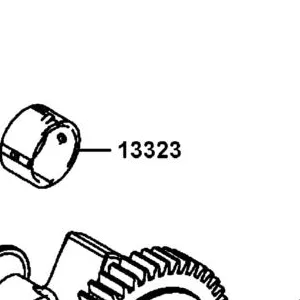 13323-PRB9-E00-0A BEARING SHELL BALANCER SHAFT /BROWN — diagram cutout