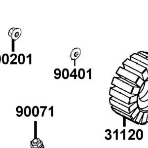 90401-KKJ9-001 WASHER THRUST 14*28*2 — diagram cutout