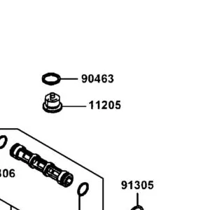 11205-PSA6-E00 MAGNETIC SCREW M16*1.5 — diagram cutout