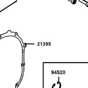 21395-LGC6-E00 GASKET??? MISSION COVER — diagram cutout