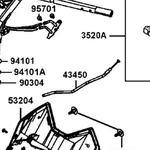 43450-LGC6-E00 CABLE COMP PARKING — diagram cutout