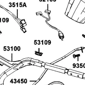 53109-LGC6-E00 GROMMET HANDLE BAR — diagram cutout