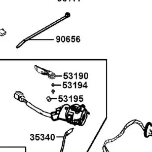 53190-LGC6-E00 LEVER PARKING BRAKE — diagram cutout