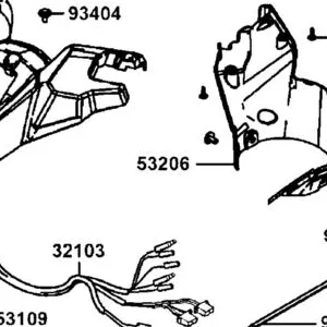 53206-LGC6-E00-N1R COVER HANDLE LOW (Black) — diagram cutout