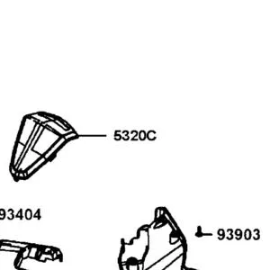 5320C-LGC6-E00-T01 TOP COVER ASSY. HANDLE COVER — diagram cutout