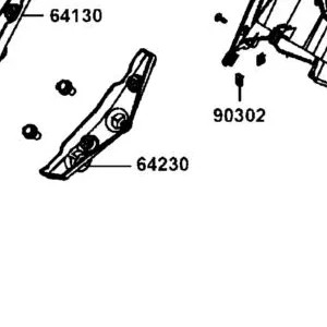 64230-LGC6-E00-N1R HOLDER ASSY L WIND SCREEN (Black) — diagram cutout