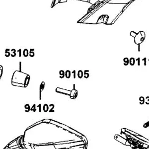 90105-KFC2-900 BOLT WASH 8MM — diagram cutout