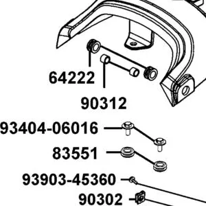 90312-LLJ3-E00 COLLAR WIND SCREEN — diagram cutout