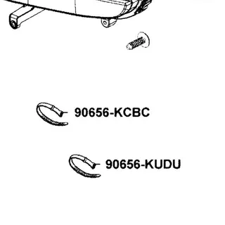 90656-KCBC-900 BAND OIL HANDLE 8X146 — diagram cutout