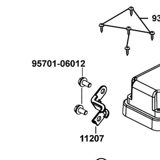 95701-06012-06 BOLT FLANGE 6X12 — diagram cutout
