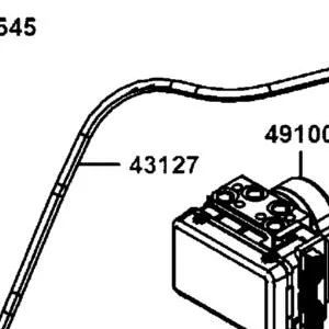 43127-LGC6-E00 HOSE COMP B, RR BRAKE — diagram cutout
