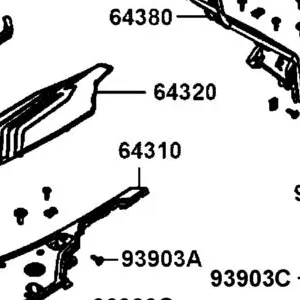 64310-LGC6-E00-N1R PANEL A R FLOOR (Black) — diagram cutout