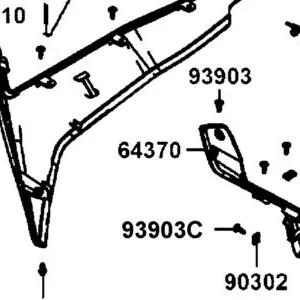 64370-LGC6-E00-N1R PANEL B R FLOOR (Black) — diagram cutout