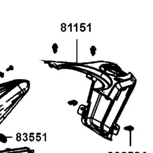 81151-LGC6-E00-T01 COVER KEY — diagram cutout