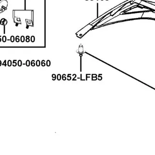 90652-LFB5-900 CLIP MUDGUARD — diagram cutout