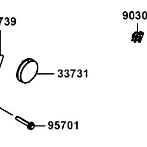 33731-LHJ8-900 REFLEX REFLECTOR. SIDE — diagram cutout