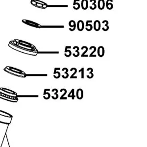 53213-LBA2-E00 DUST SEAL STRG HEAD TOP — diagram cutout