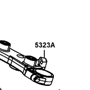 5323A-LGC6-E00 BRIDGE ASSY FR FORK — diagram cutout