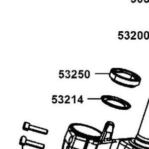 53250-LEA7-90A BEARING BOT STRG — diagram cutout