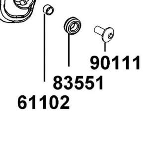 83551-KEC8-900 GROMMET COVER — diagram cutout