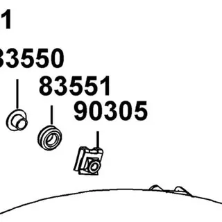 90305-LBA2-E00 NUT CLIP 6MM — diagram cutout