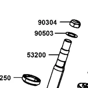90503-KKE5-E00 WASHER STEERING STEM NUT — diagram cutout